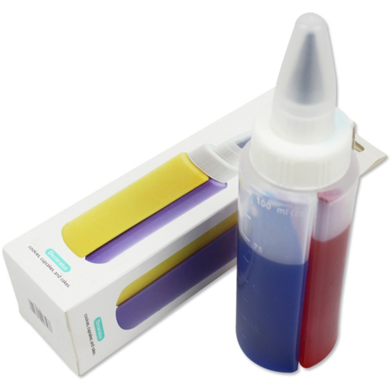 BiColor Decorating Bottle with Nozzle/tip