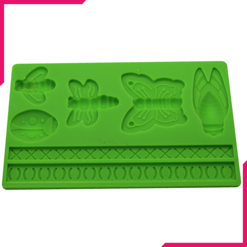 Butterfly, Bee, & Bulb Silicone Mold