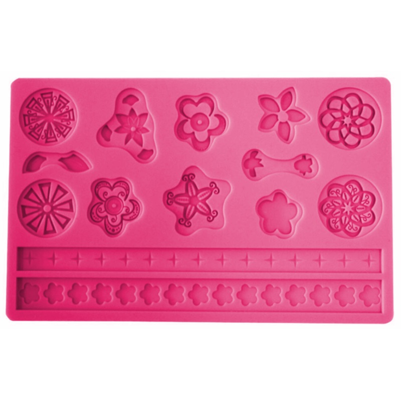 Button Shaped Silicone Fondant Mold