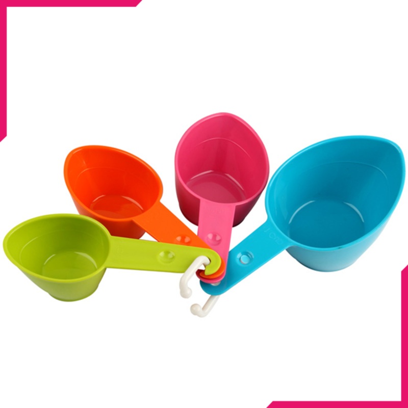 Colorful 4Pcs Measuring Cups