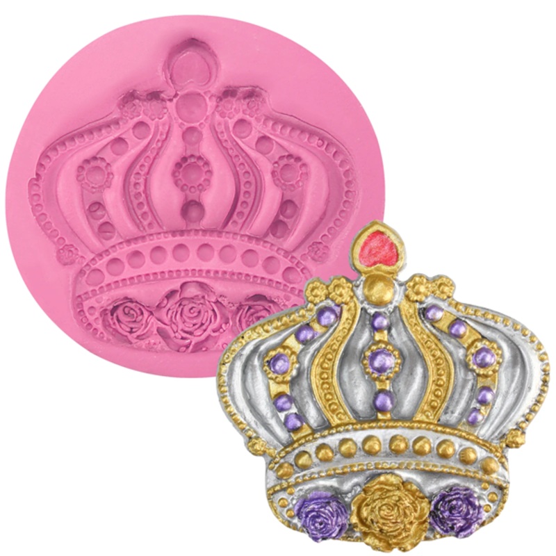 Crown Shaped Silicone Fondant Mold