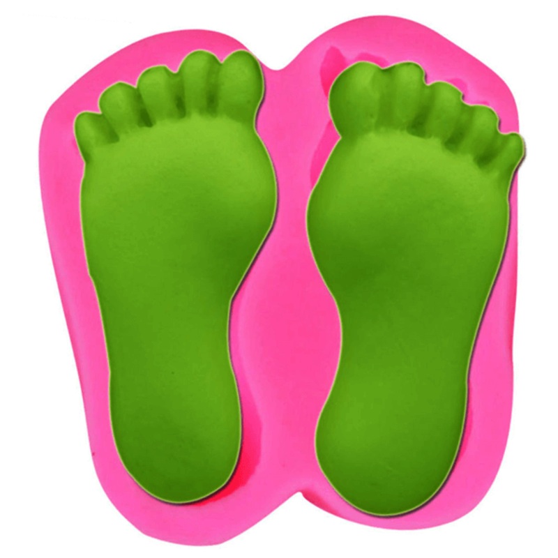 Feet Silicone Mold 2 Cavity