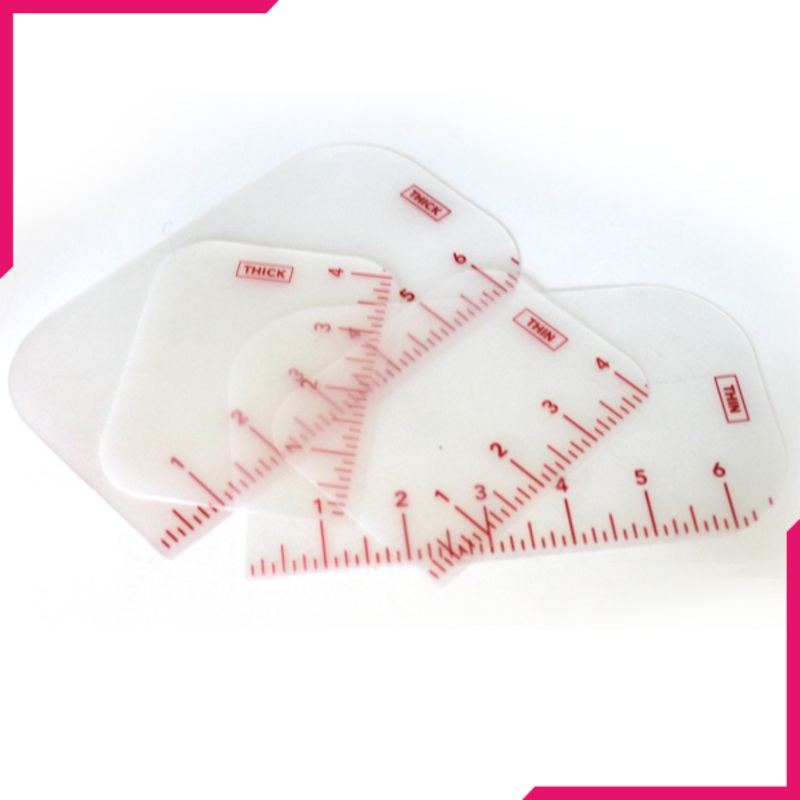 Flexible cake smoother 4pcs