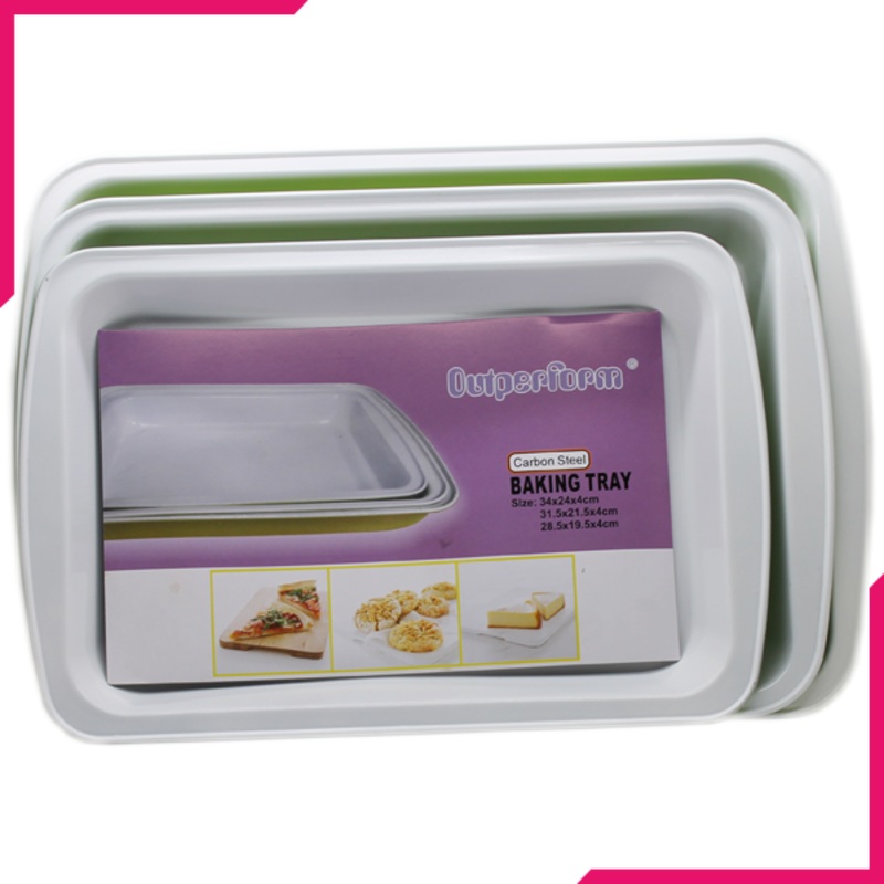 Outperform Carbon Steel Baking Tray 3 Pcs