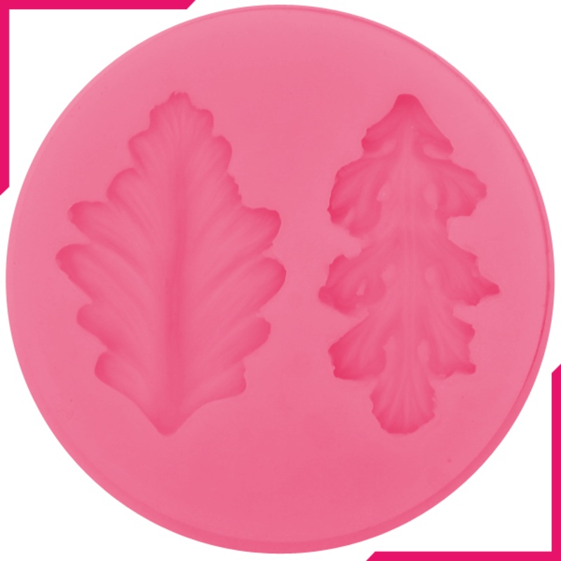 Pink Mold Leaves 2 Design