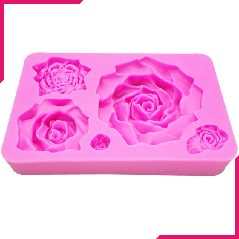 Pink Mould Large Roses