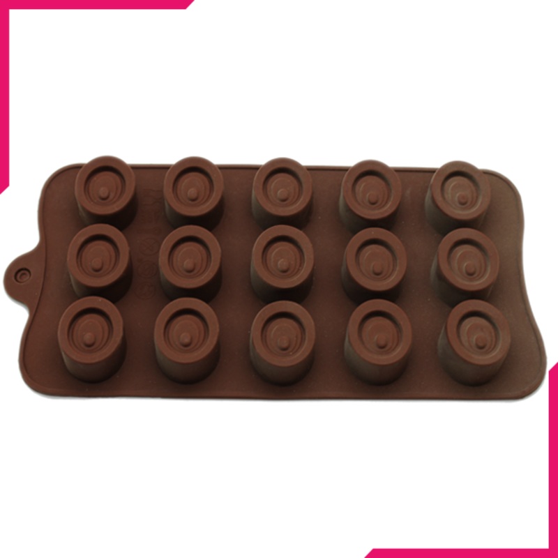 Silicone Chocolate Mold Oval Gold Ingot Shaped