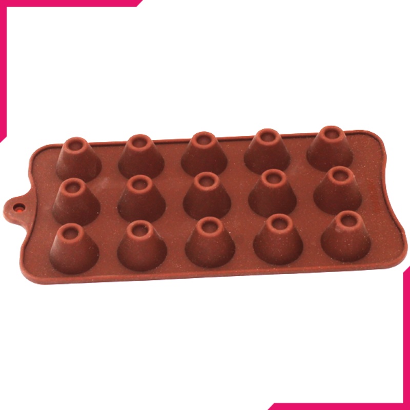 Silicone chocolate mold volcano