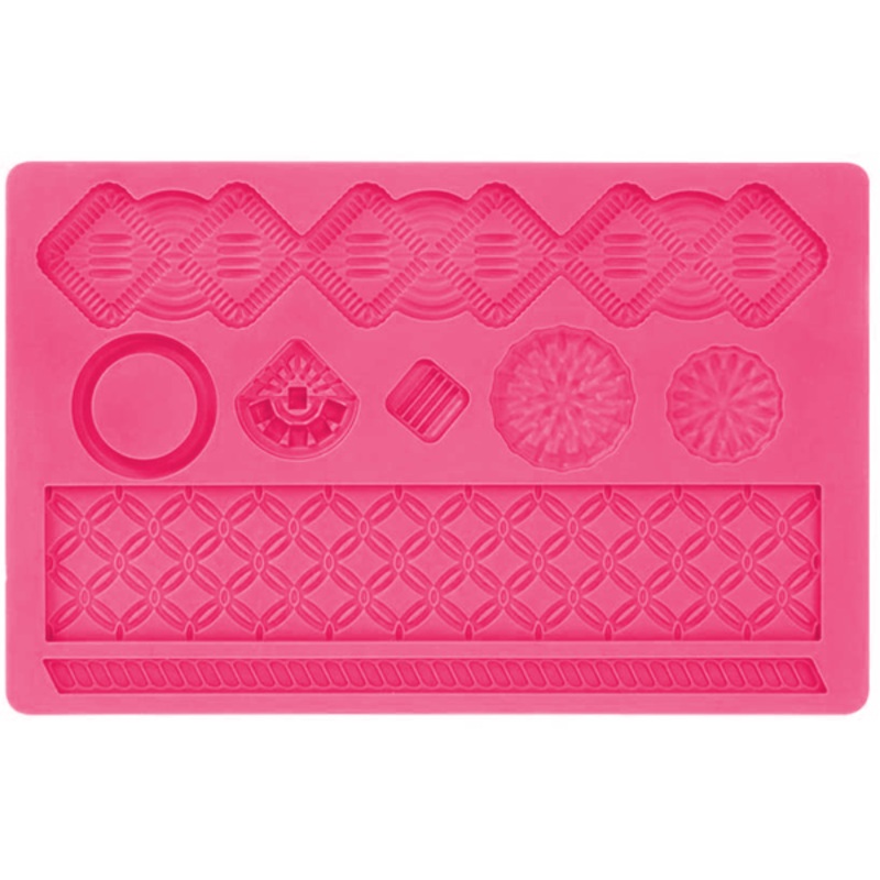 Silicone Fondant Macrame Mold