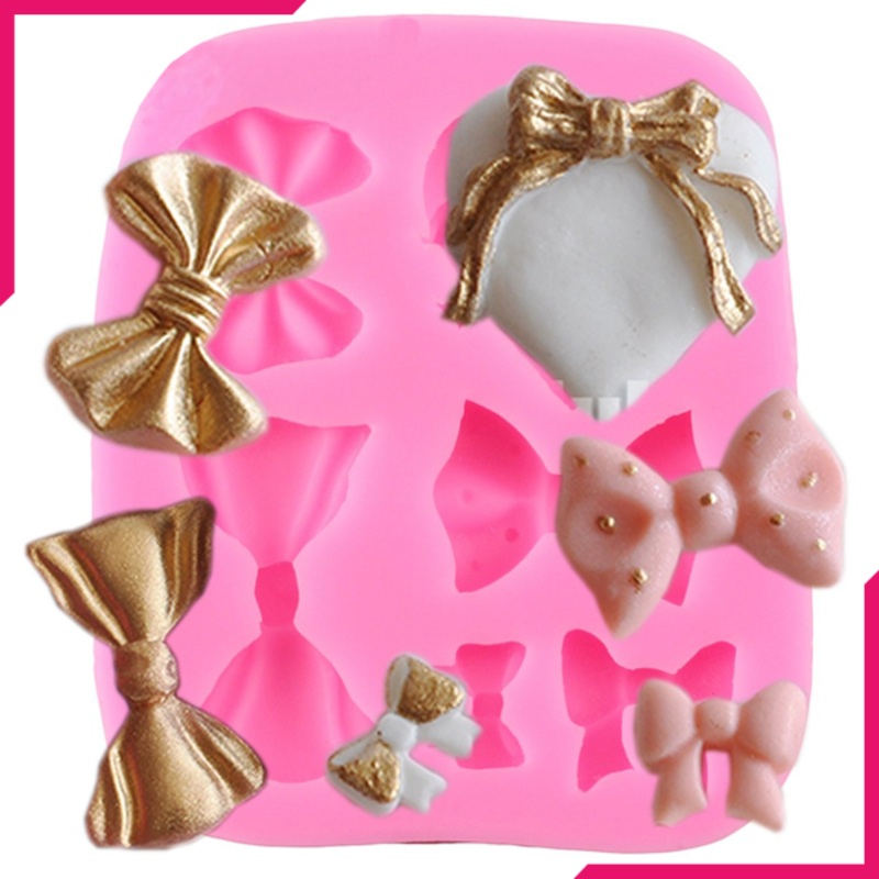Silicone Fondant Mold Bow Set