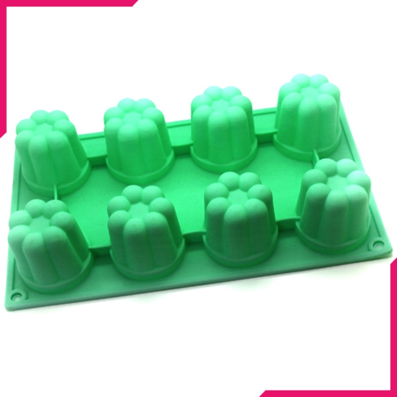 Silicone Muffin jelly Mold 8 cavity