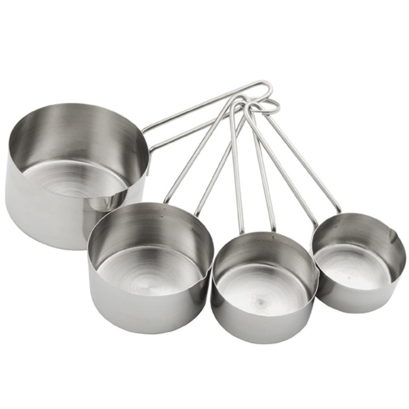 VOCEN Stainless Steel Measuring Cup 4Pcs