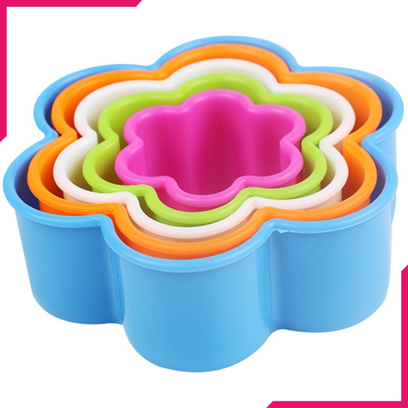 Cookie Cutter Flower  Shape 5Pcs