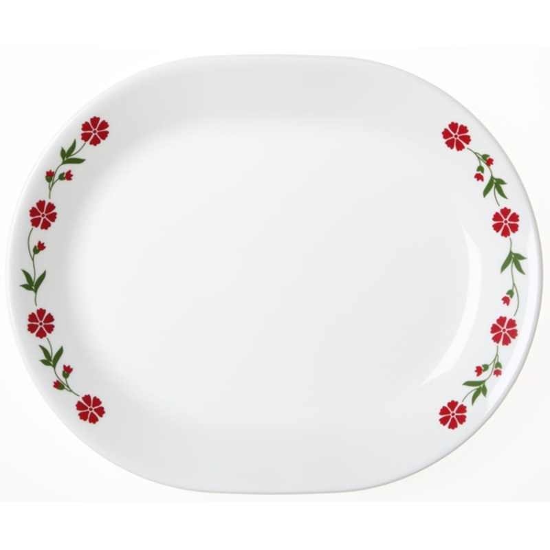 Corelle Livingware 12.25" Serving Platter Spring Pink