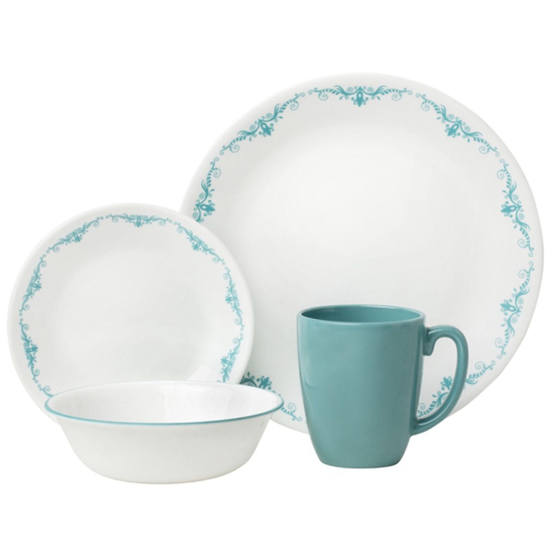 Corelle Livingware Series 16 Pcs Set Garden Lace
