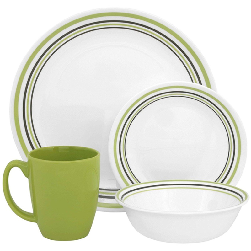 Corelle Livingware Series 16 Pcs Set Garden Sketch Band