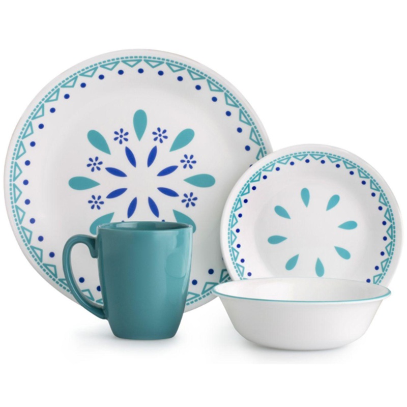 Corelle Livingware Series 16 Pcs Set Santorini
