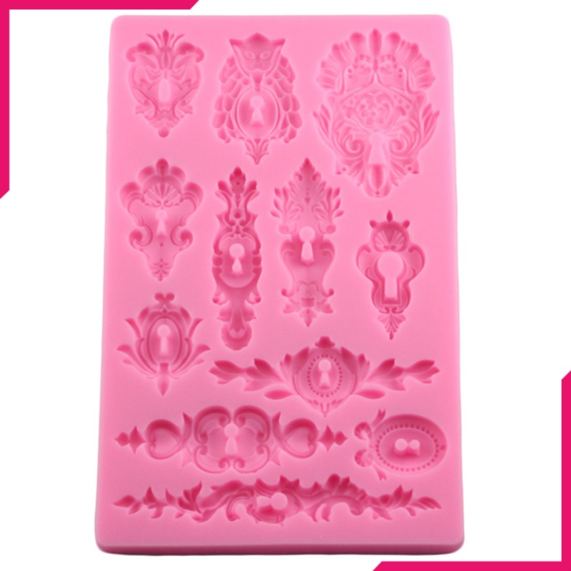 Damask Pattern Silicone Fondant Mold