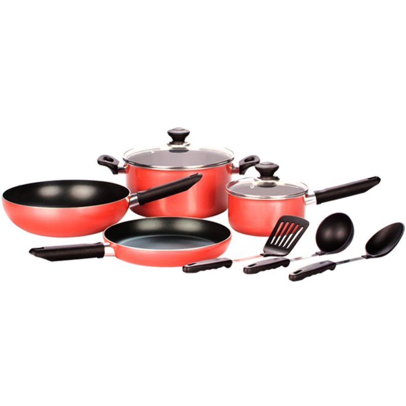Kitchen King Imperial Cook Set 9Pcs Pink