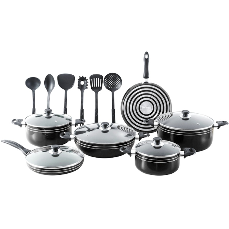 Kitchen King Karfto Plus Cook Set 17Pcs Gray