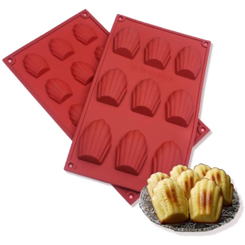 Shell shape silicone chocolate mold 9-cavity