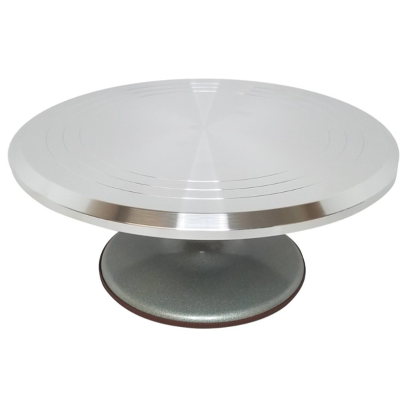 Stainless Steel Top Rotating Turntable Stand
