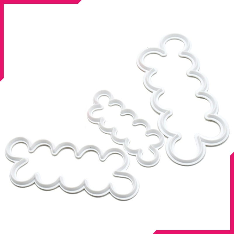 Cake Gumpaster Easiest Rose Cutter 3Pcs Set