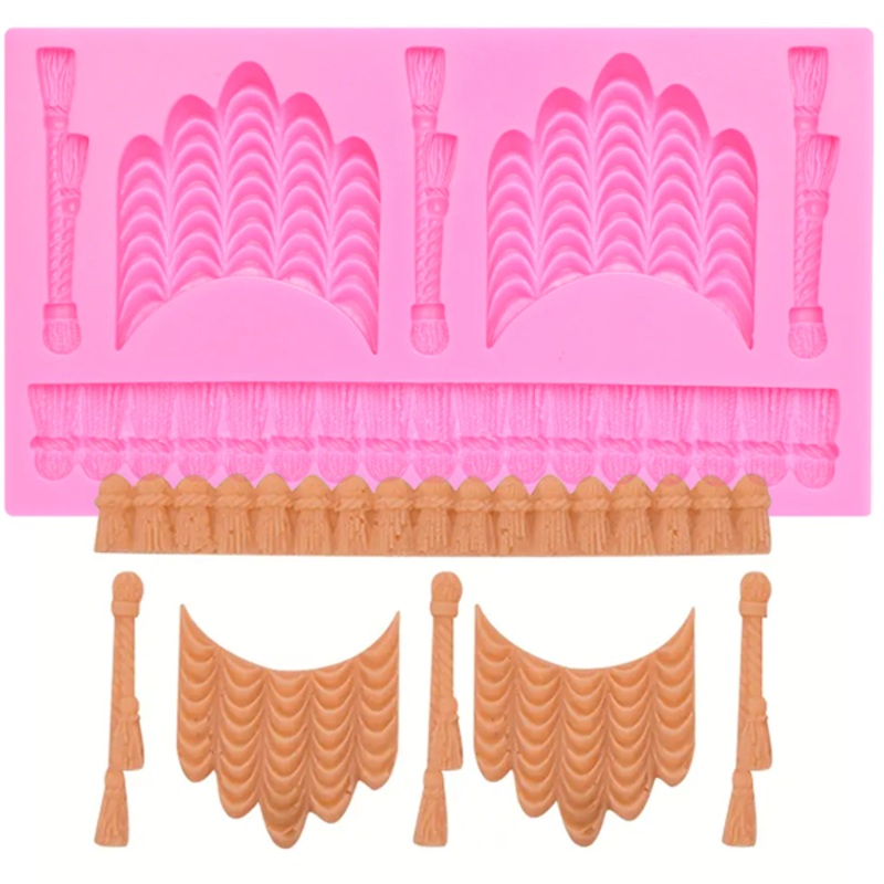 Curtain Lace Edge Silicone Mold