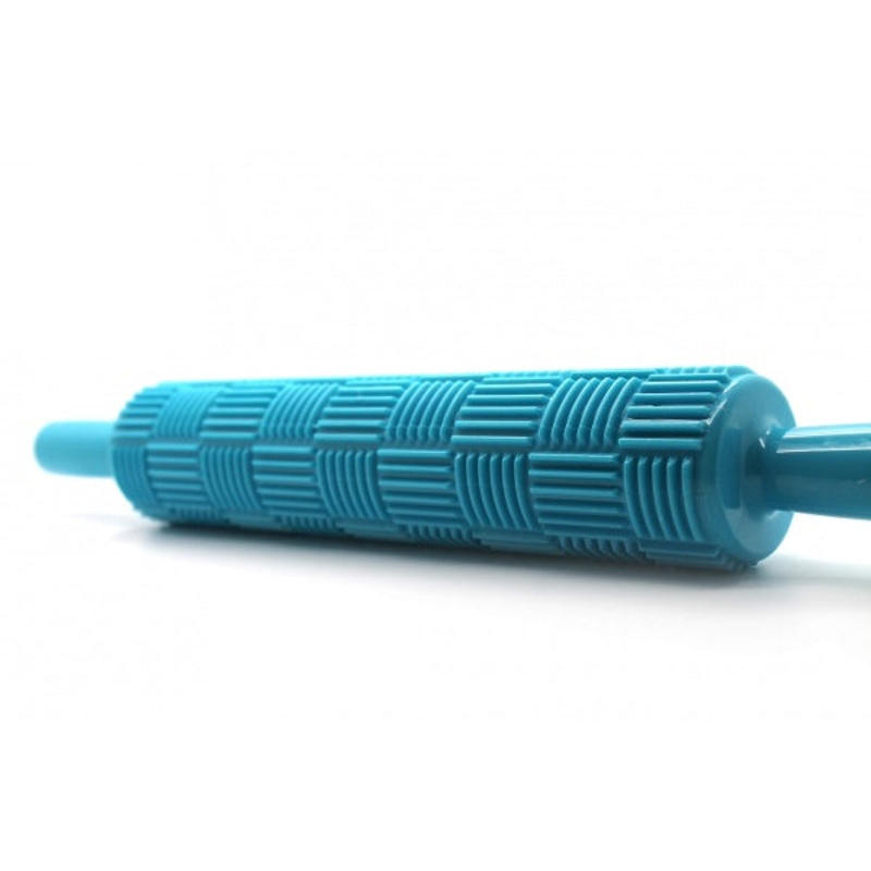 Fondant Rolling Pin Textured Check