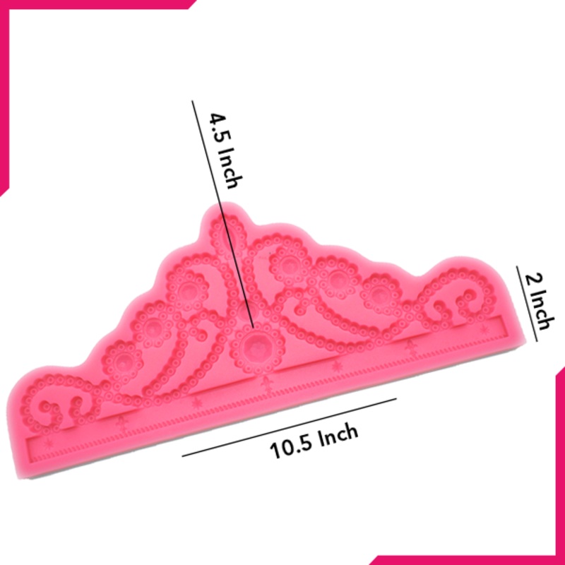Large Crown Silicone Fondant Mold