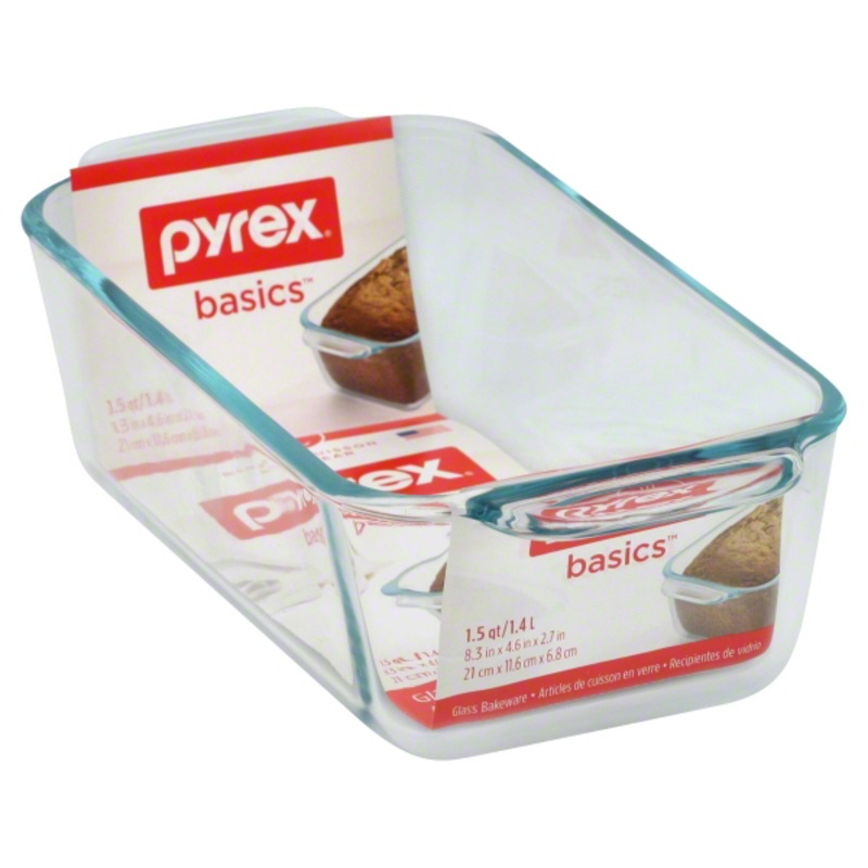 Pyrex Rectangular Glass Loaf Pan 1.5-qt
