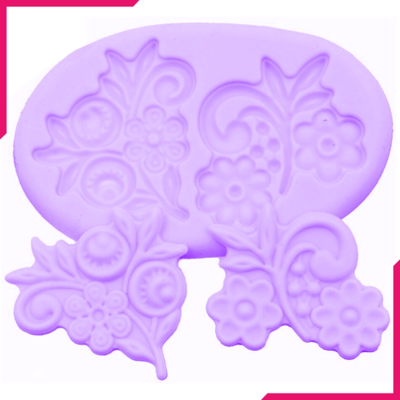 Silicone Mold Flower Lace Gumpaste