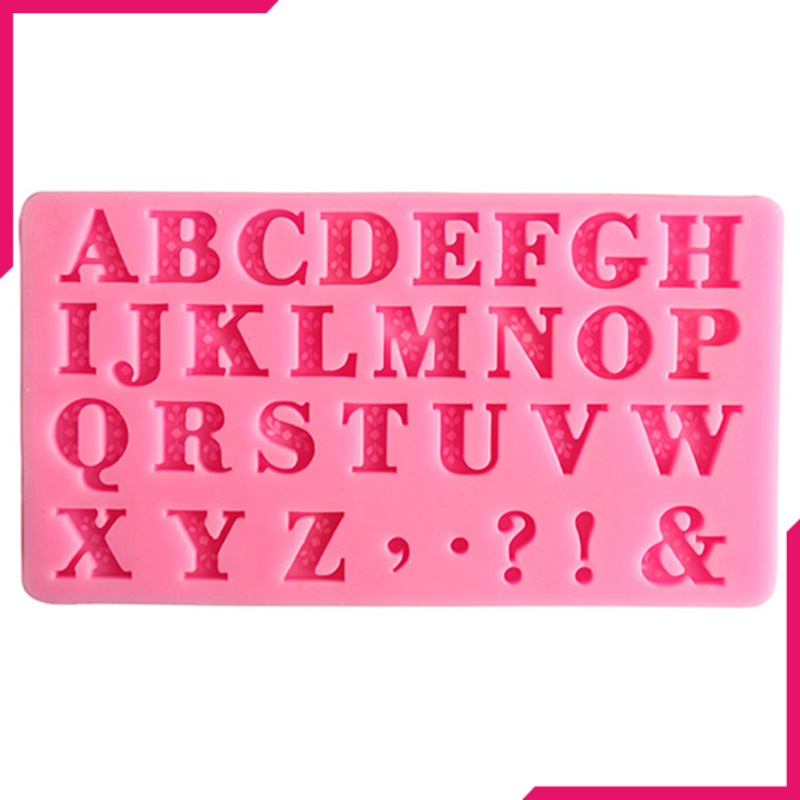 Alphabet & Symbols Silicone Mold