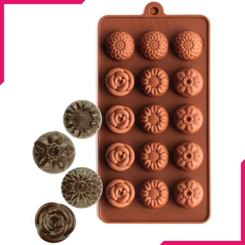 Chocolate Mold Flower 3