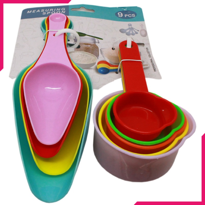 Colorful Measuring Spoons Set 9Pcs