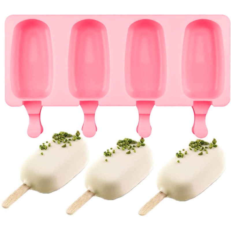 Silicone Popsicle Mold Large 4 Cavity