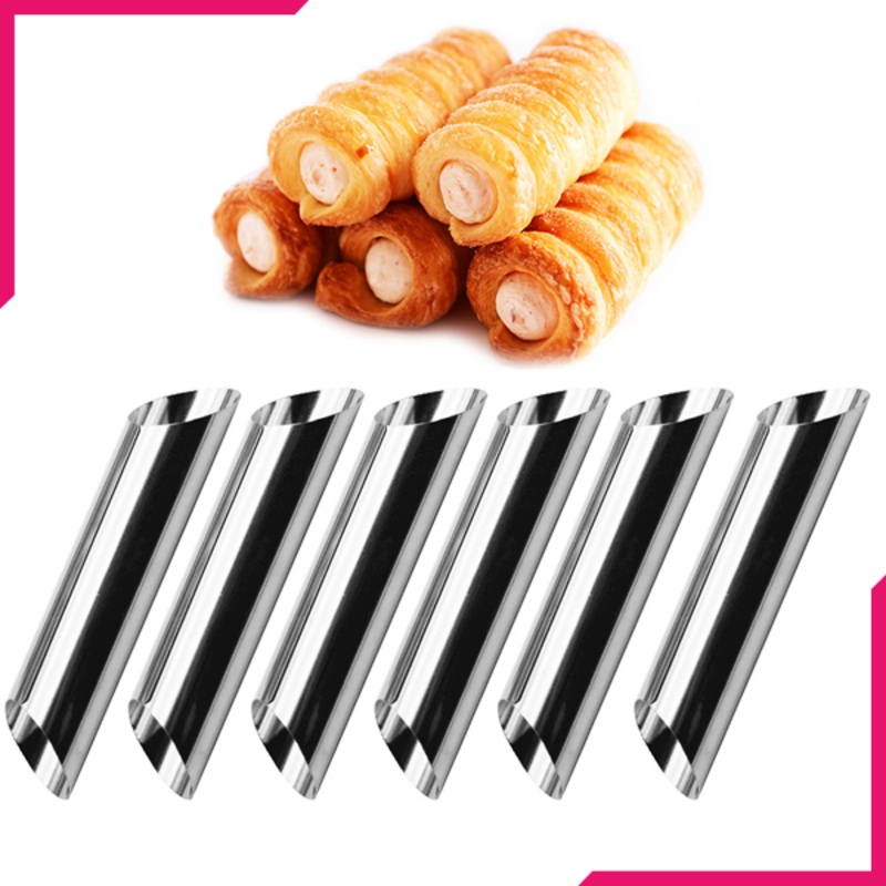 Stainless Steel Cannoli Tube 6Pcs