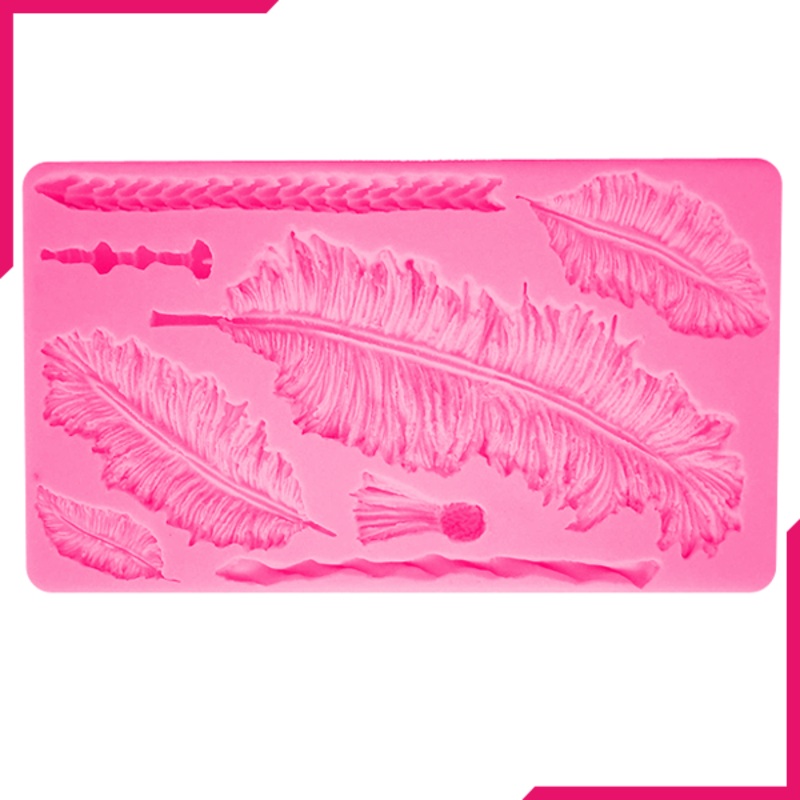 Vintage Feathers Silicone Mold