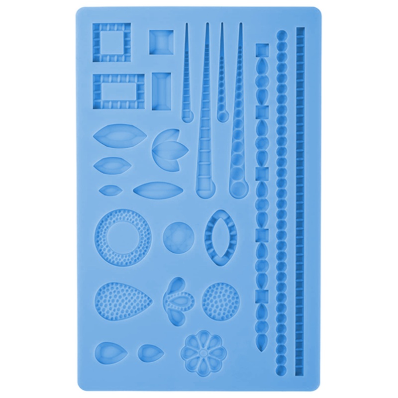 Wedding Jewelry Fondant Gum Paste Silicone Mold