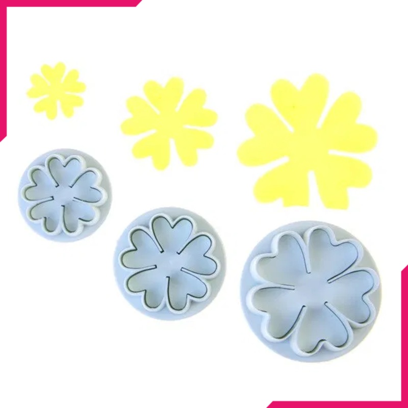 5 Petal Flower Plunger Cutter