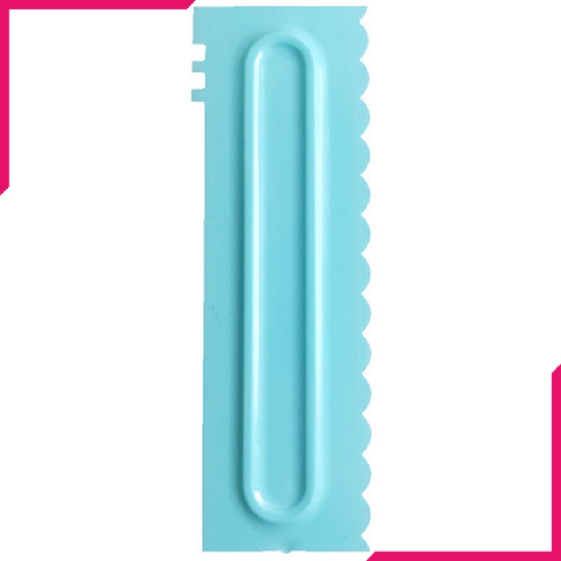 Cake Icing Comb Blue Design 1