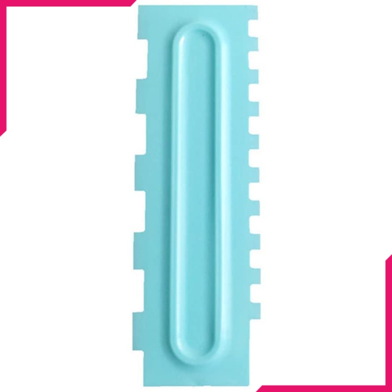 Cake Icing Comb Blue Design 2