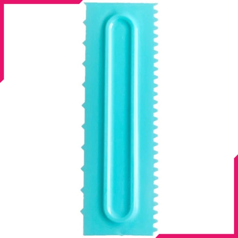 Cake Icing Comb Blue Design 3