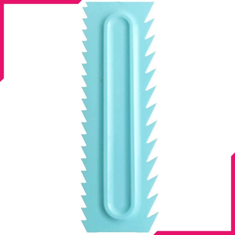 Cake Icing Comb Blue Design 4