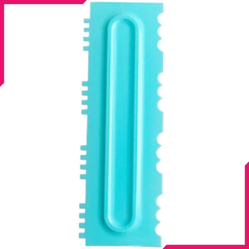 Cake Icing Comb Blue Design 7