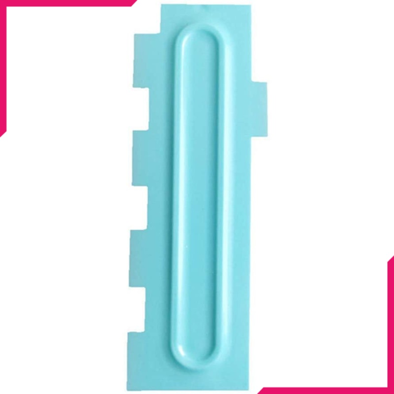 Cake Icing Comb Blue Design 8
