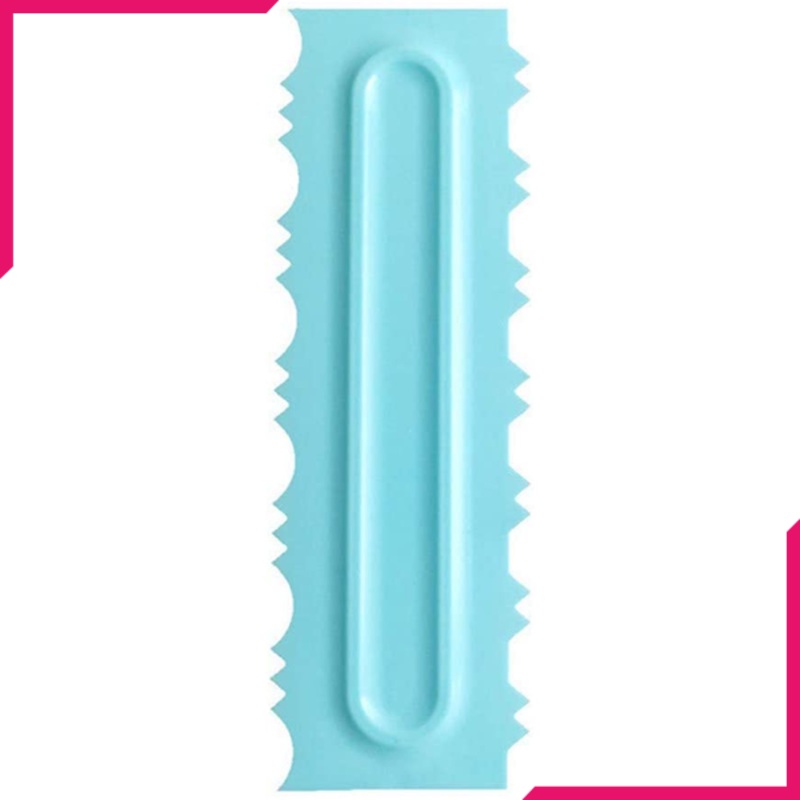 Cake Icing Comb Blue Design 9