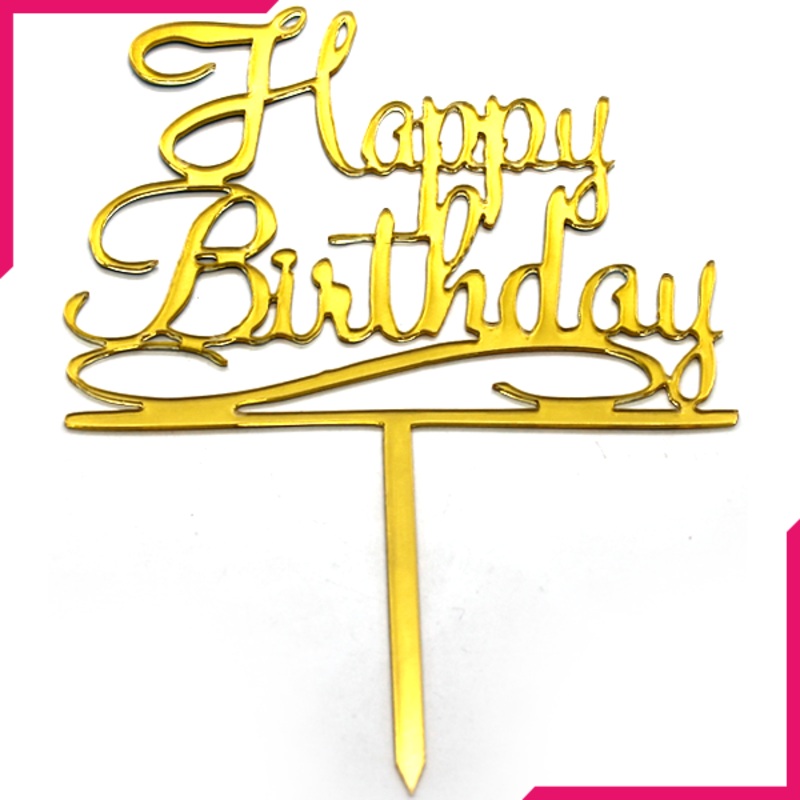 Cake Topper Happy Birthday