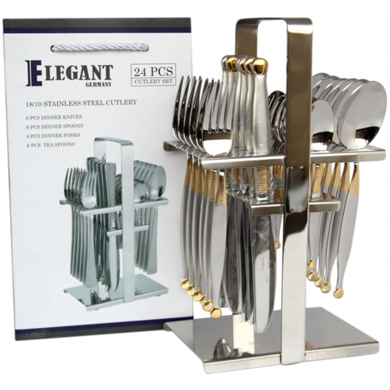Elegant Cutlery Set 24Pcs -BsDot