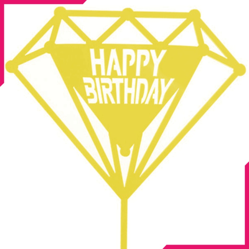 Happy Birthday Cake Topper